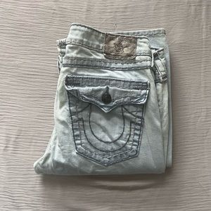 Bleach Thick Stitch True Religion Jeans Becky super T